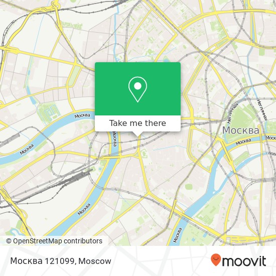 Москва 121099 map