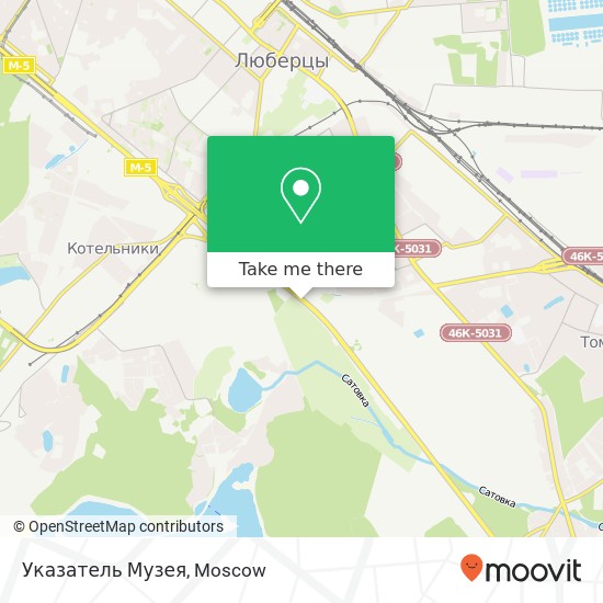 Указатель Музея map