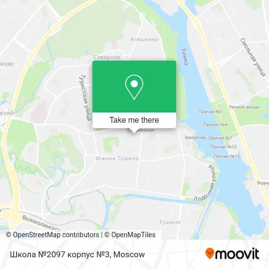 Школа №2097 корпус №3 map