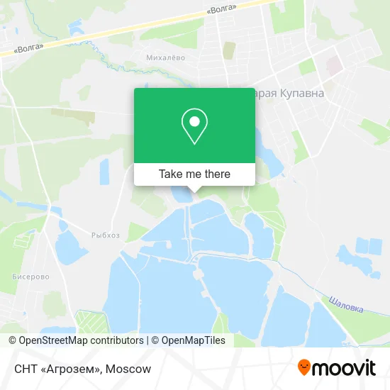 СНТ «Агрозем» map