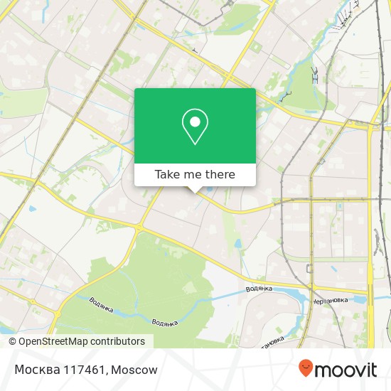 Москва 117461 map