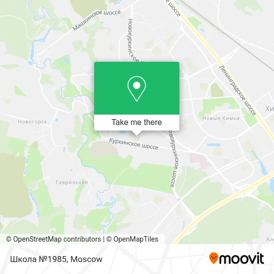 Школа №1985 map