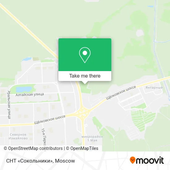 СНТ «Сокольники» map