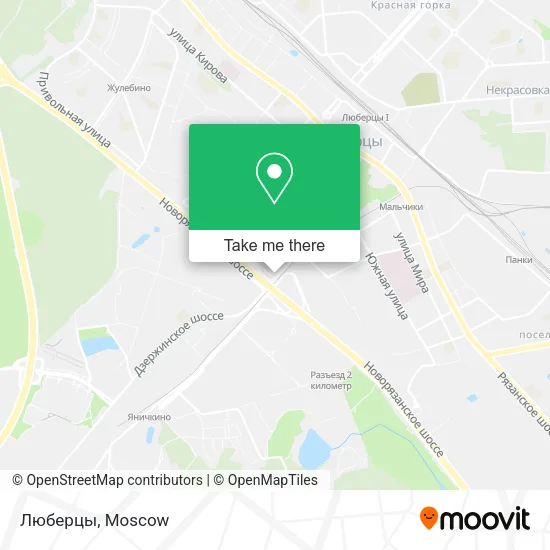 Люберцы map