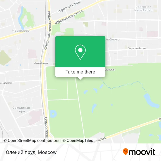 Олений пруд map