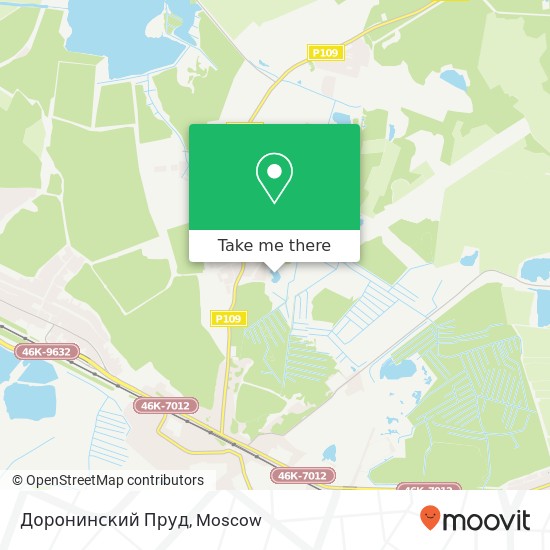 Доронинский Пруд map