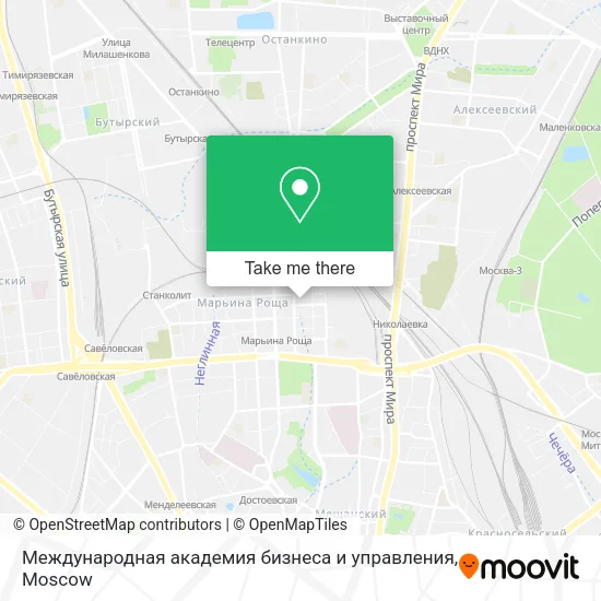 Международная академия бизнеса и управления map