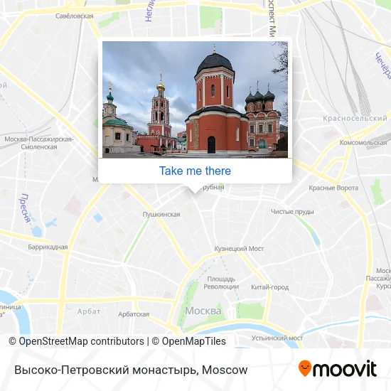 Высоко-Петровский монастырь map