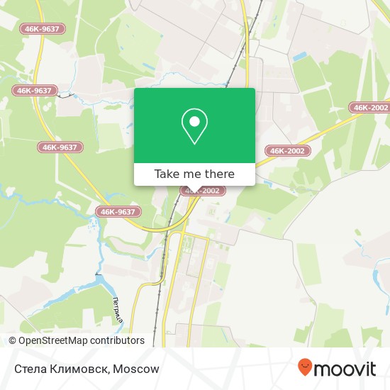 Стела Климовск map