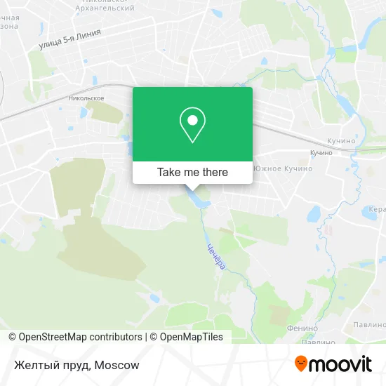 Желтый пруд map