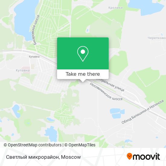 Светлый микрорайон map