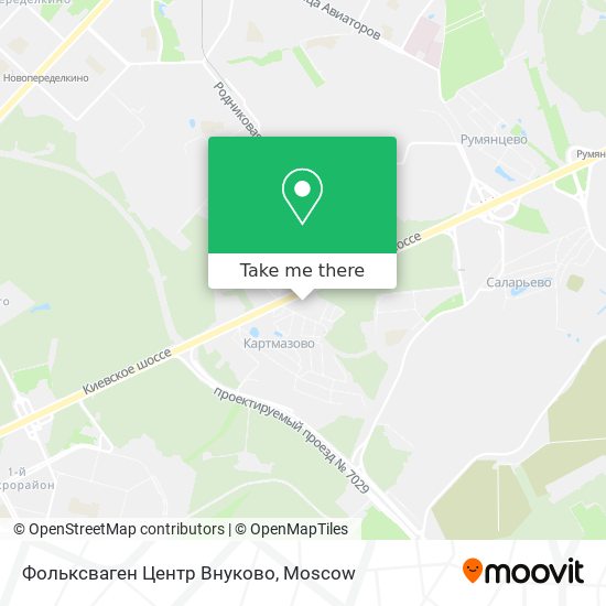 Фольксваген Центр Внуково map