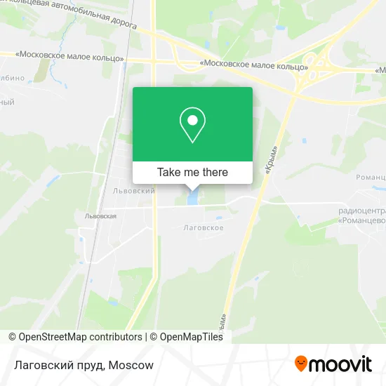 Лаговский пруд map