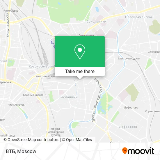 ВТБ map