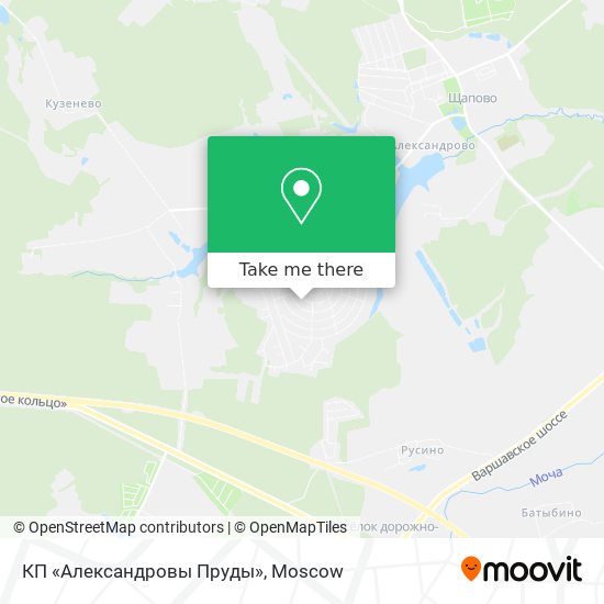КП «Александровы Пруды» map