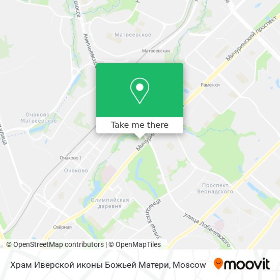 Храм Иверской иконы Божьей Матери map