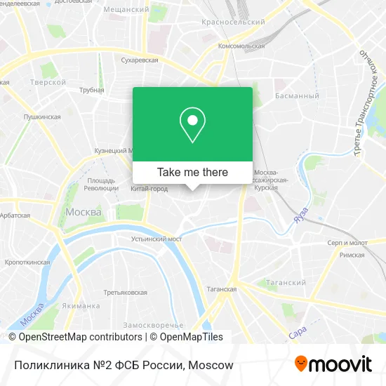 Поликлиника №2 ФСБ России map