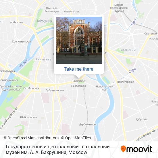 Государственный центральный театральный музей им. А. А. Бахрушина map