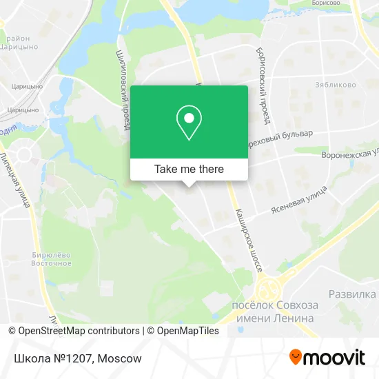 Школа №1207 map