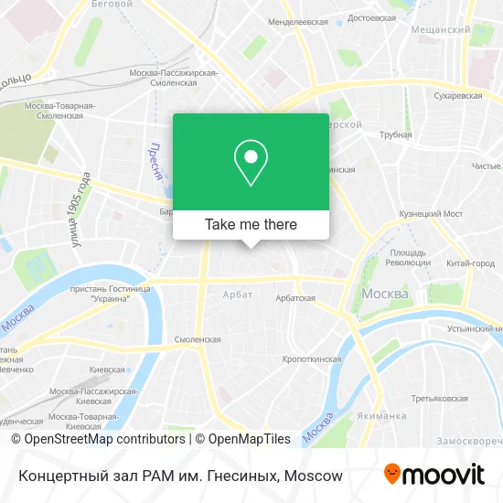 Концертный зал РАМ им. Гнесиных map