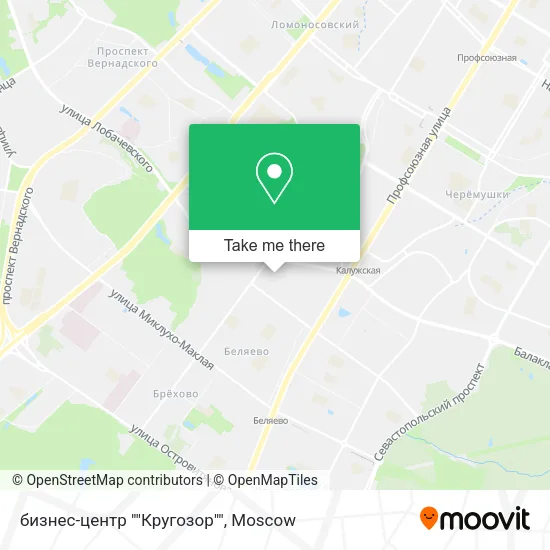 бизнес-центр ""Кругозор"" map