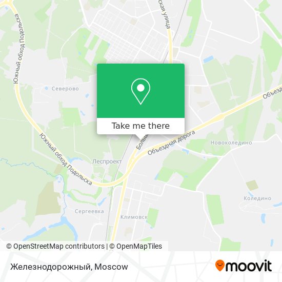 Железнодорожный map