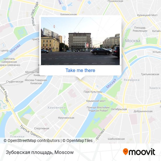 Зубовская площадь map