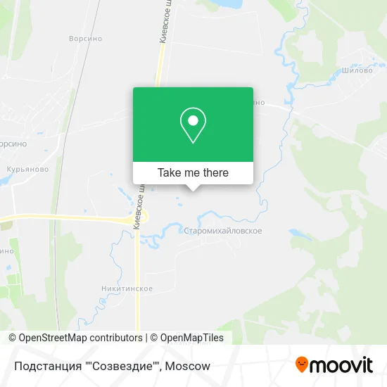 Подстанция ""Созвездие"" map