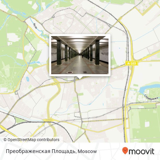 Преображенская Площадь map