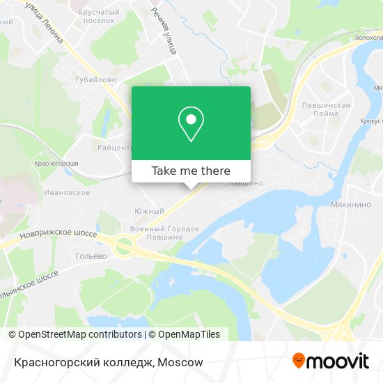 Красногорский колледж map