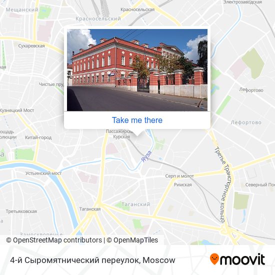 4-й Сыромятнический переулок map