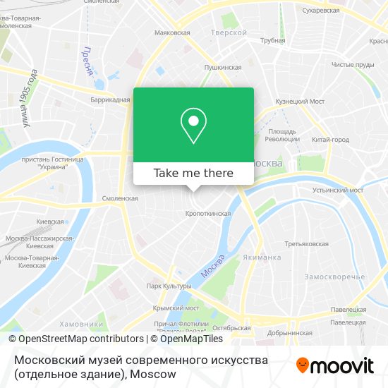 Московский музей современного искусства (отдельное здание) map