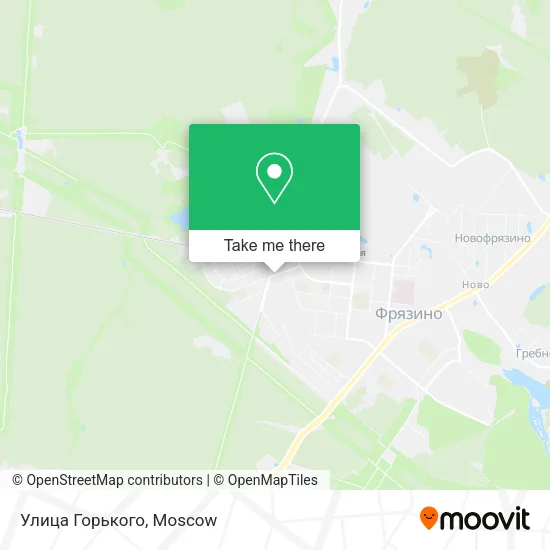 Улица Горького map