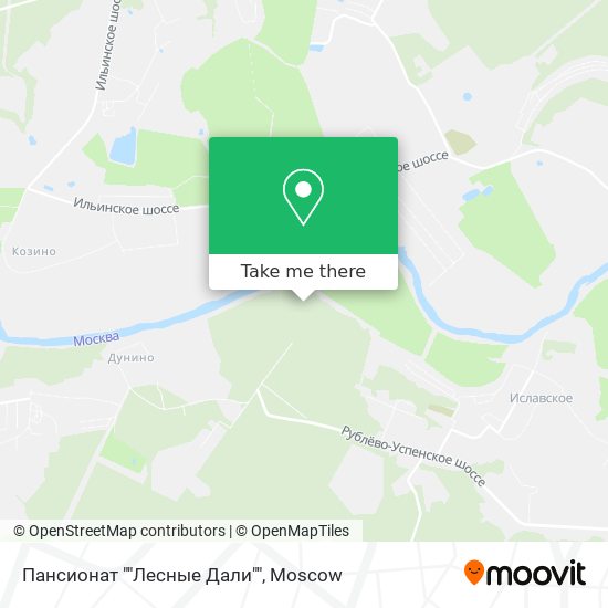 Пансионат ""Лесные Дали"" map