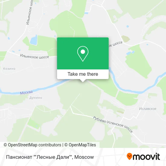 Пансионат ""Лесные Дали"" map