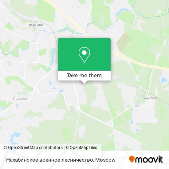 Нахабинское военное лесничество map