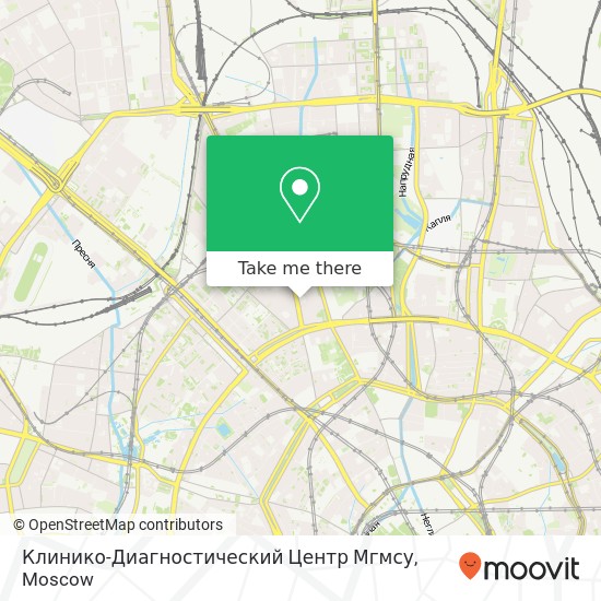 Клинико-Диагностический Центр Мгмсу map