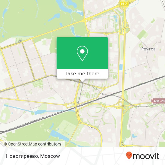 Новогиреево map