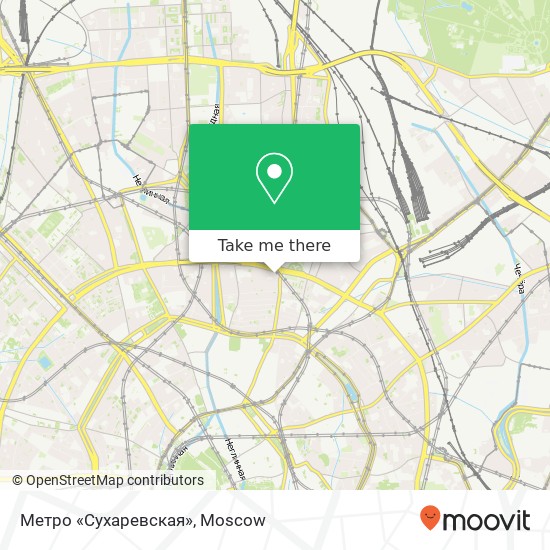 Метро «Сухаревская» map