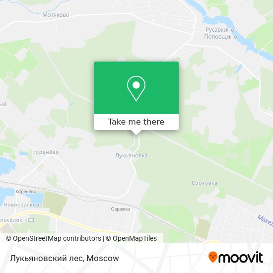 Лукьяновский лес map