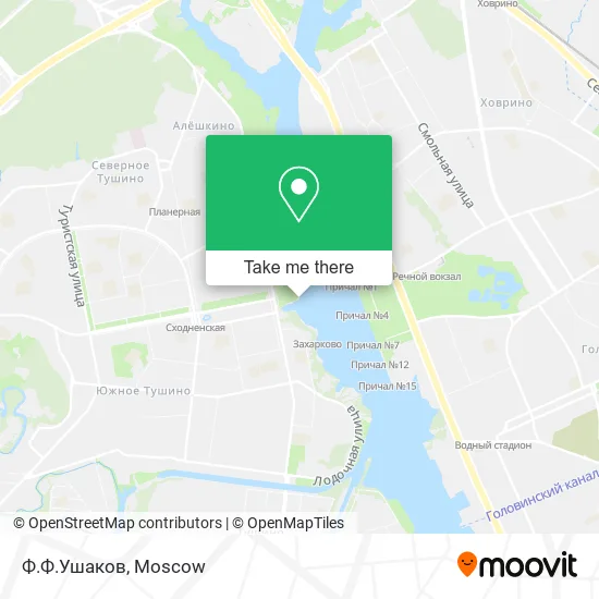 Ф.Ф.Ушаков map