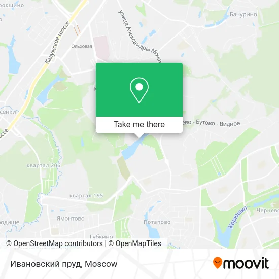 Ивановский пруд map
