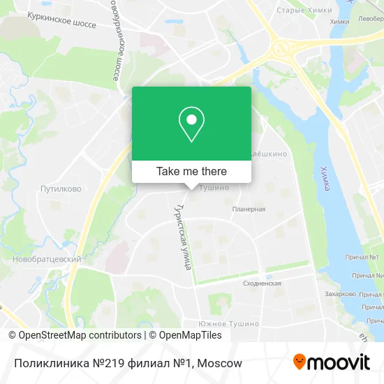 Поликлиника №219 филиал №1 map