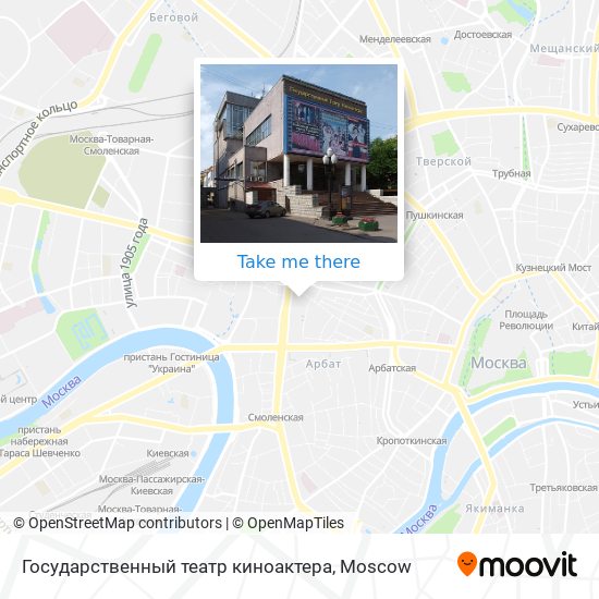Государственный театр киноактера map