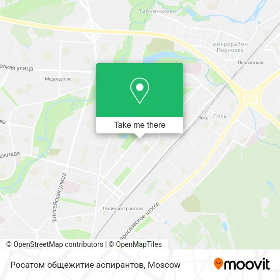 Росатом общежитие аспирантов map