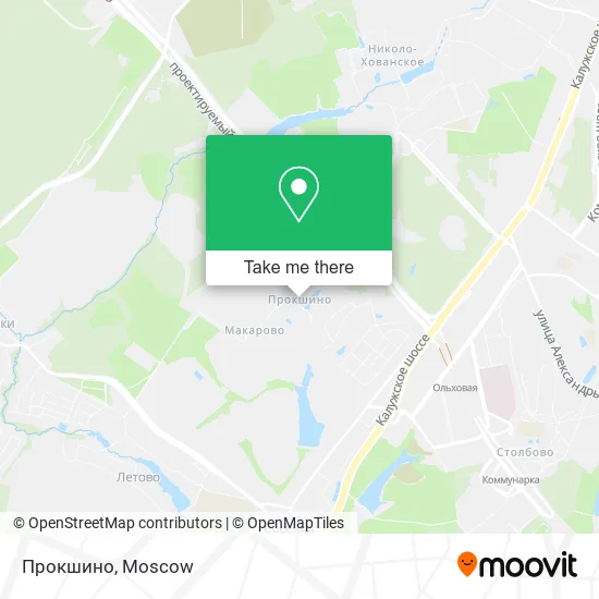 Прокшино map