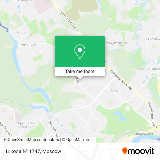 Школа № 1747 map