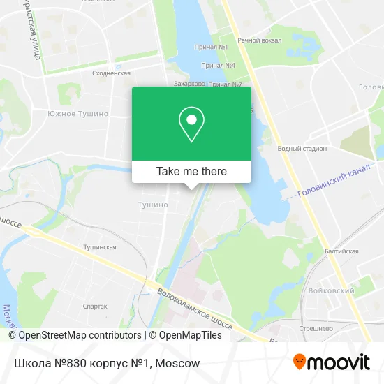 Школа №830 корпус №1 map
