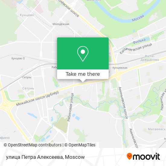 улица Петра Алексеева map