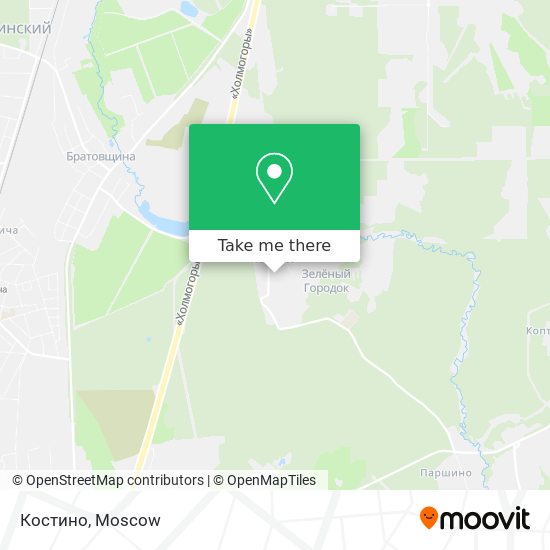 Костино map